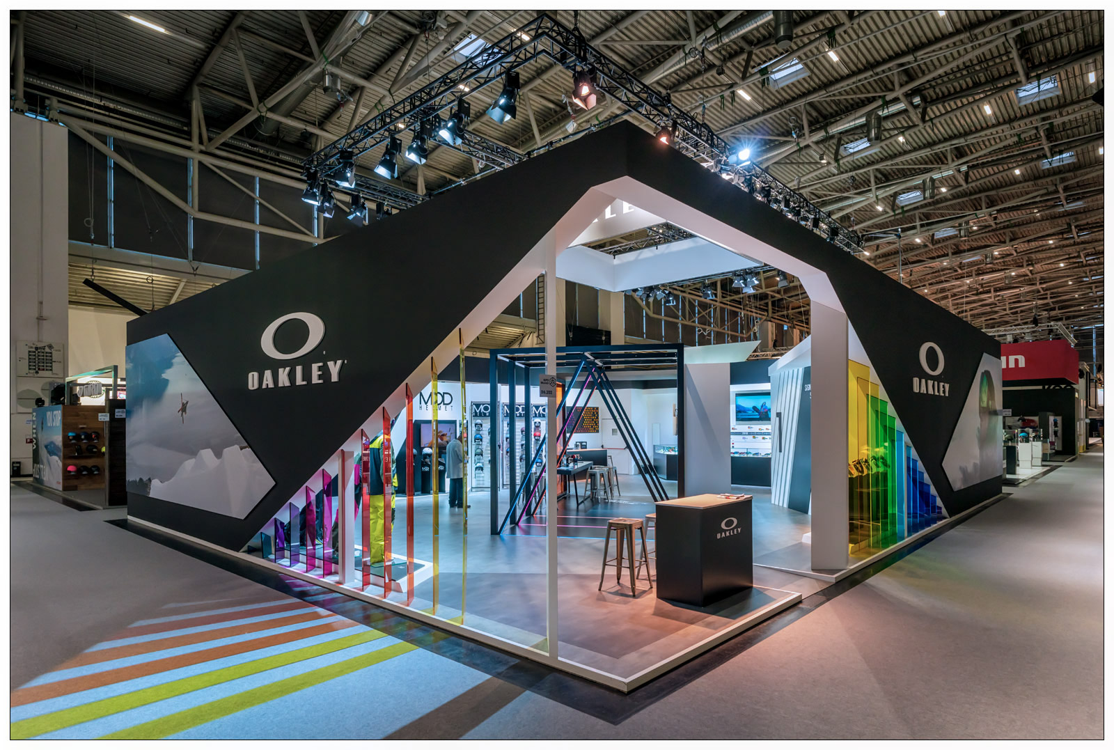 Ispo-2019-Messe-München-Messestand-Beleuchtung